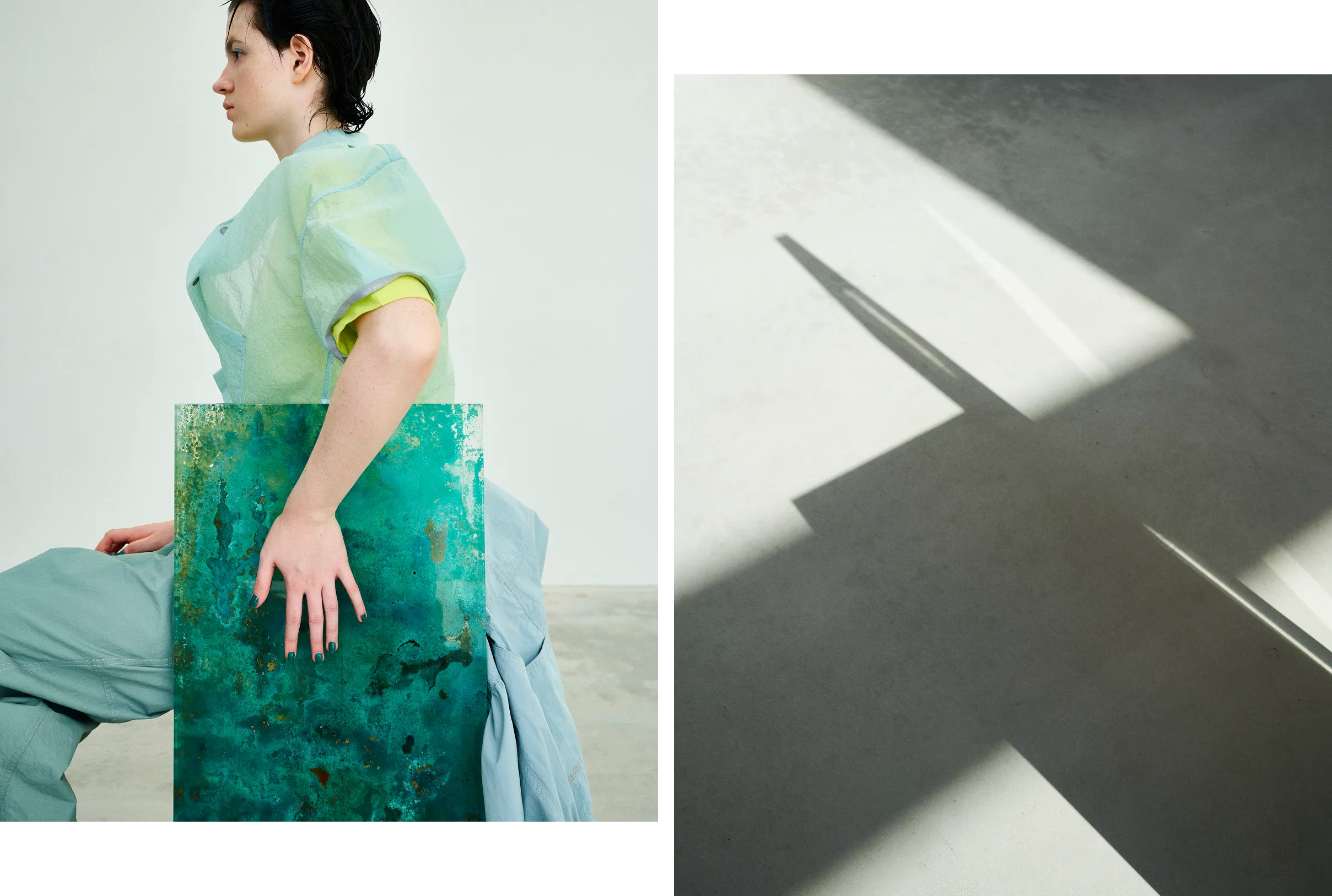 switchblade julius系　ドッキングシャツ シアー and wander SPRING SUMMER 2026 COLLECTION | and wander ONLINE STORE