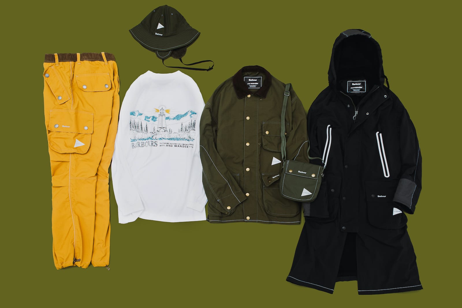 Barbour × and wander | and wander ONLINE STORE