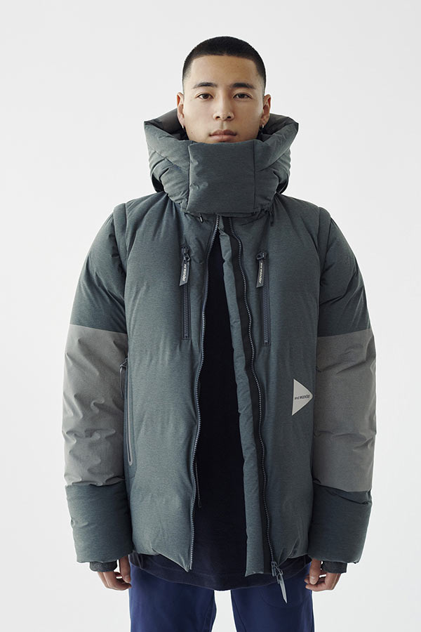 and wander アンドワンダー tough down jacket ダウンジャケット